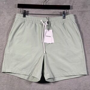Reiss Shorts Mens S Mint Green Cliff Drawstring Swim Trunks $95